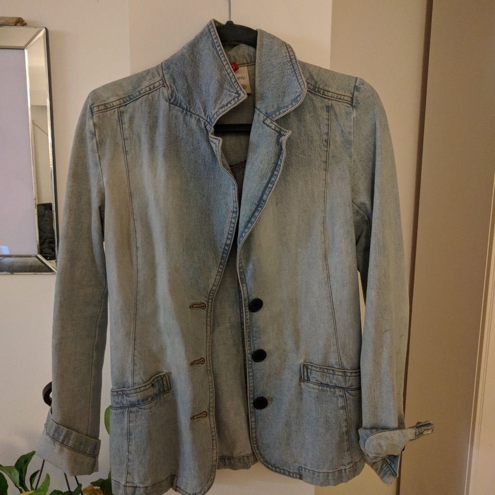 Denim Blazer Jacket